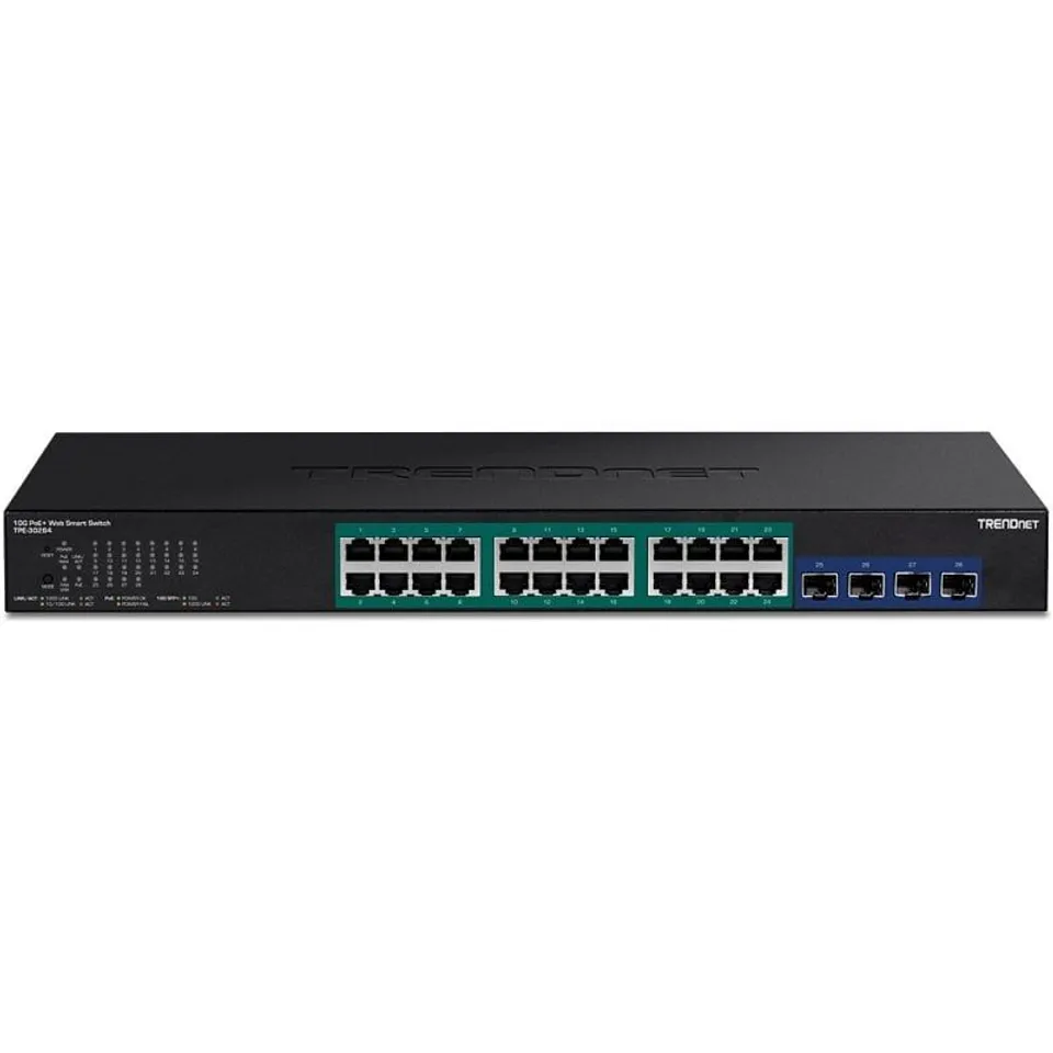 TRENDnet TPE-30284 Switch 24 Puertos Gigabit + 4 SFP+
