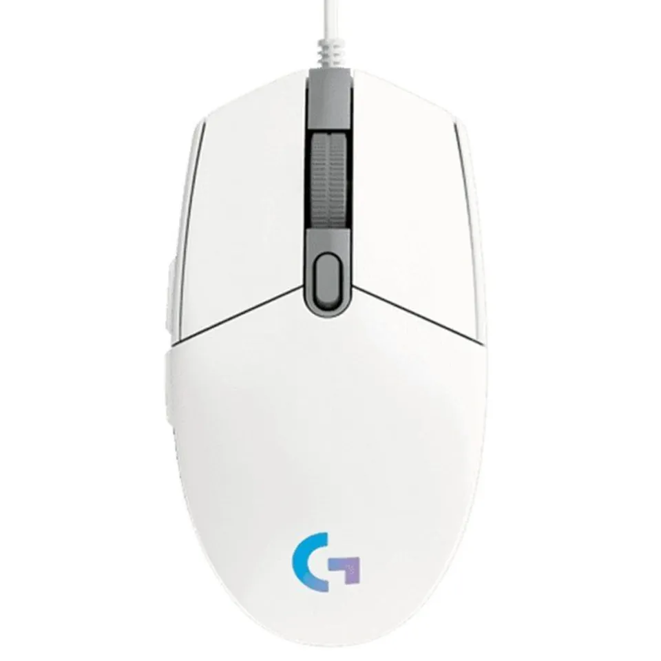 Logitech G102 Lightsync 8000DPI Blanco