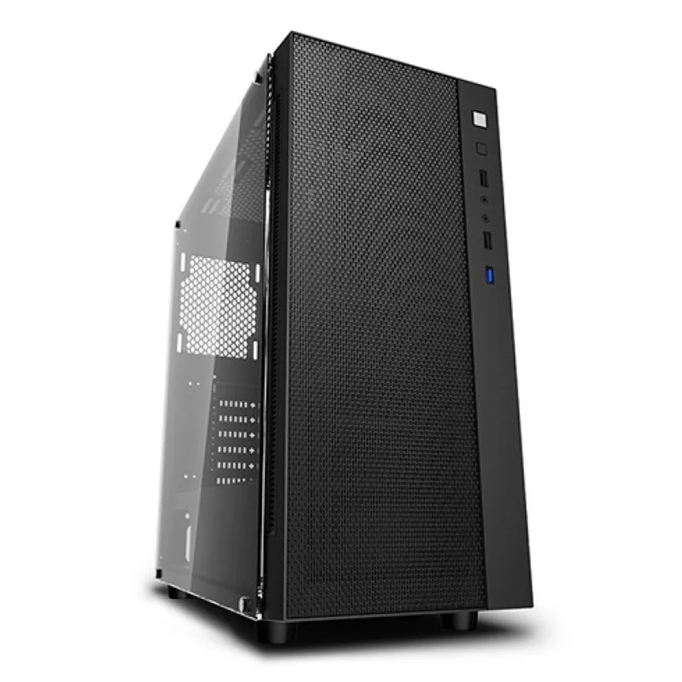 DeepCool Matrexx 55 Mesh Templado USB 3.2 Negra