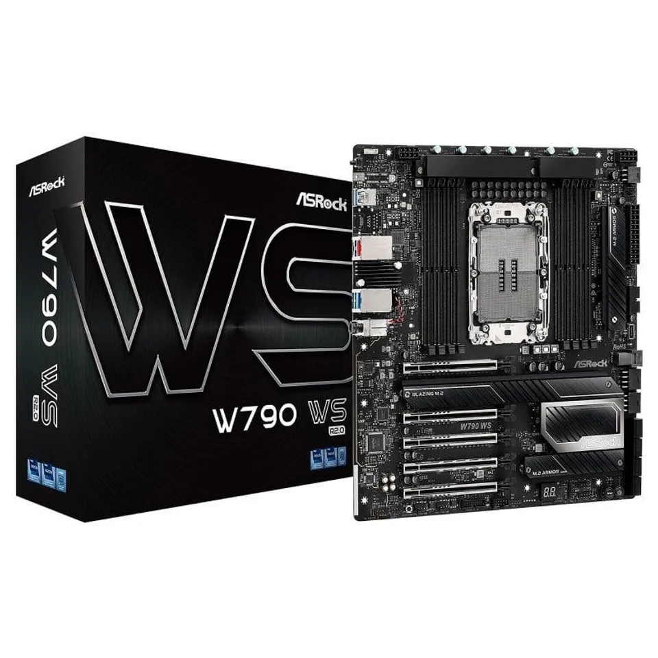 ASRock W790 WS R2.0 E-ATX LGA4677 10GbE PCIe5.0