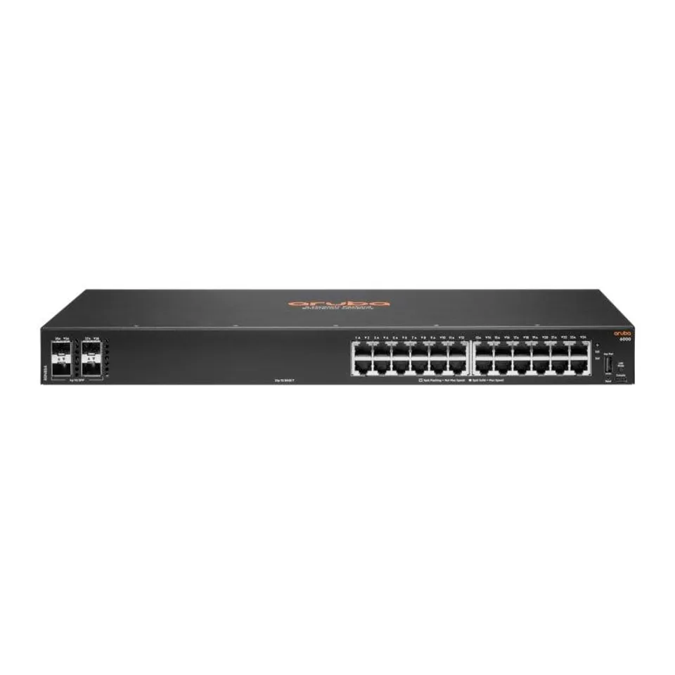 HPE Aruba Switch 6000 24G 4SFP Gestionado Layer 3 24 Puertos Gigabit Ethernet