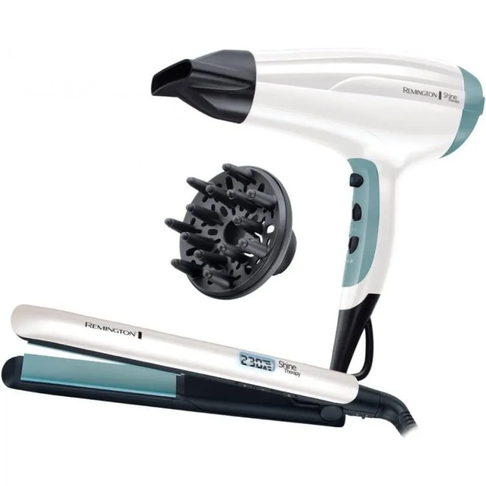 Remington Shine Therapy S8500GP Secador+Plancha 2300W Blanco