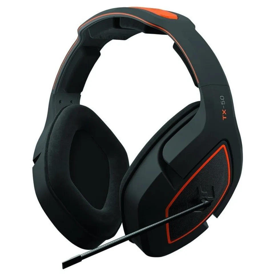 Gioteck TX-50 Auriculares Multiplataforma Negro/Naranja