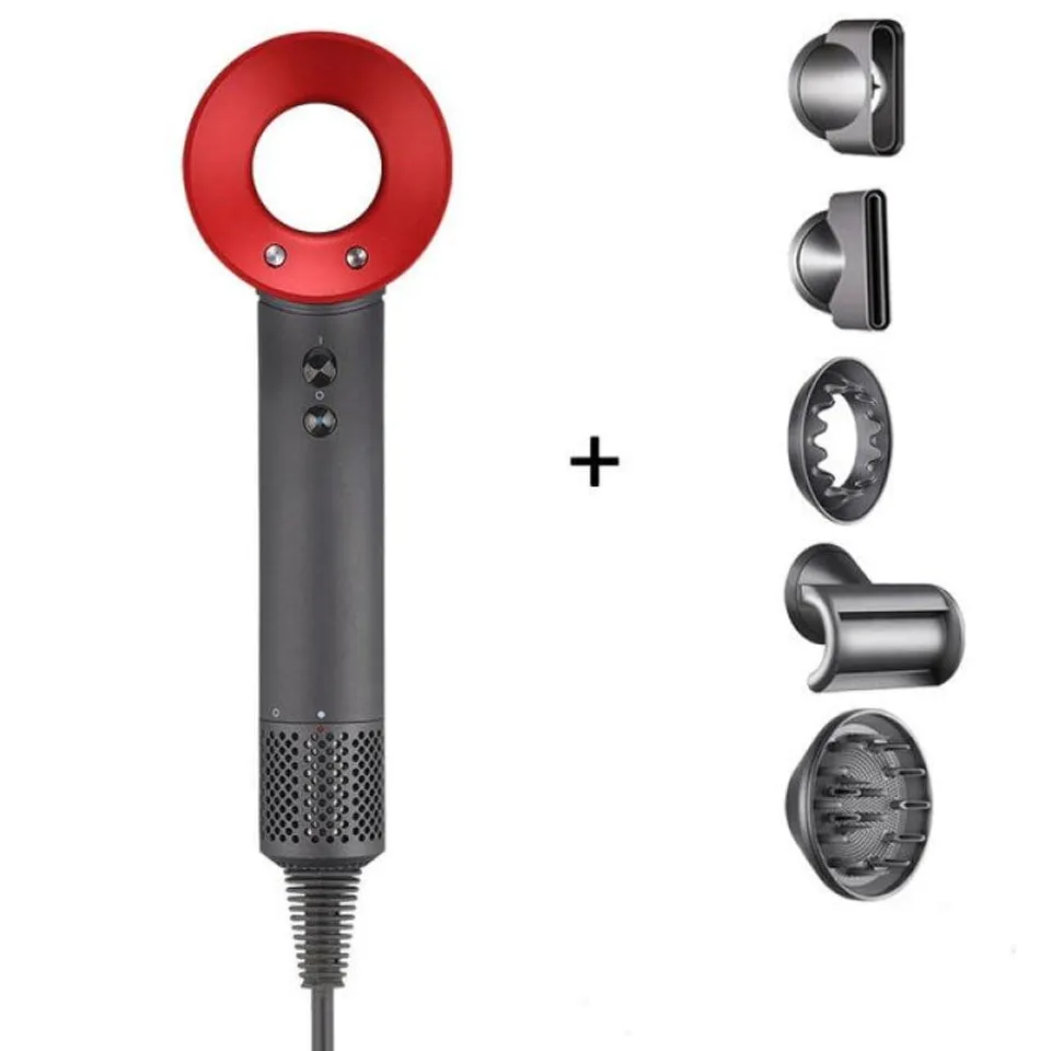 Arzopa Súper 1600W Secador de Pelo Profesional Rojo