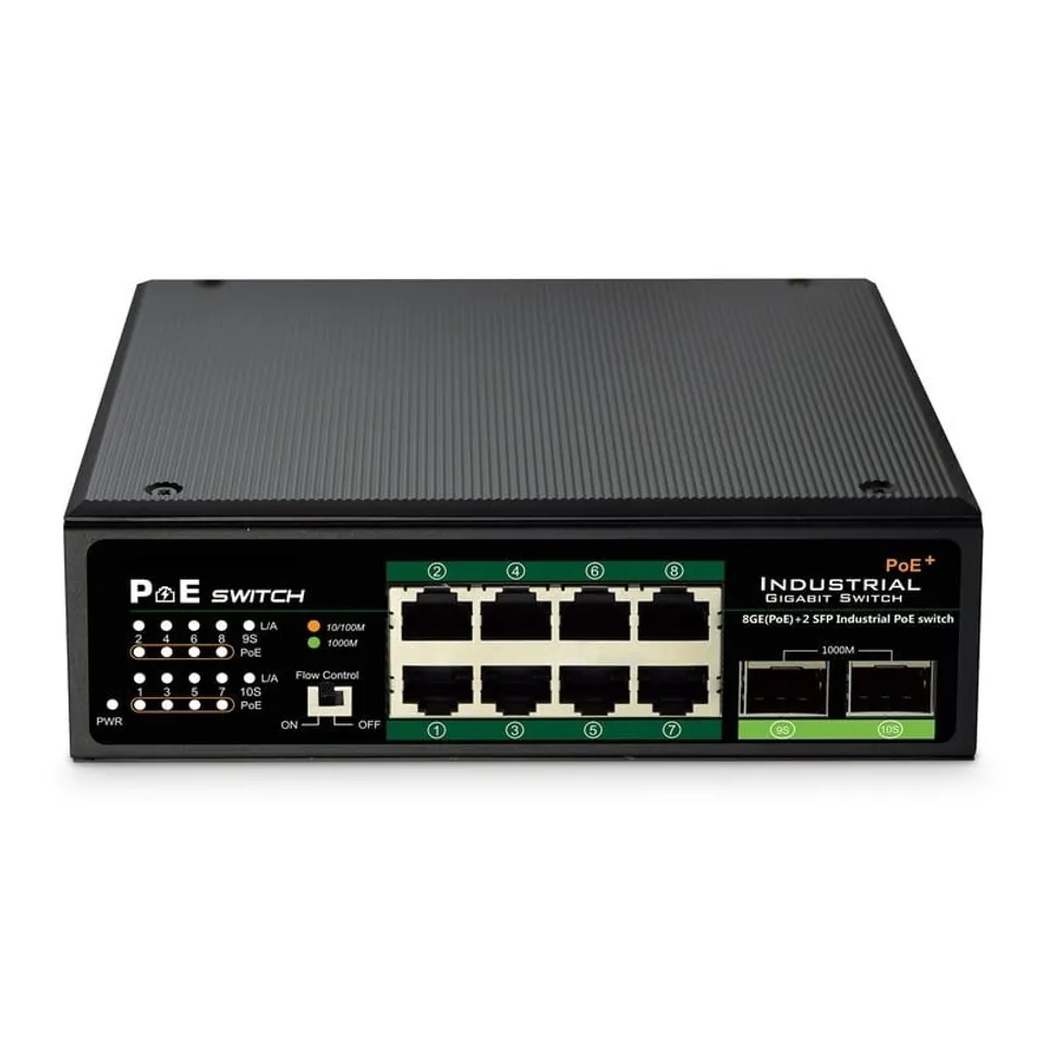 Digitus Switch 8 Puertos PoE+ Gigabit con 2 Puertos SFP UpLink