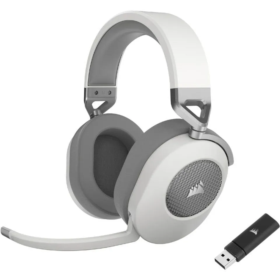 Corsair HS65 Wireless V2 Auriculares Gaming 7.1 Blanco