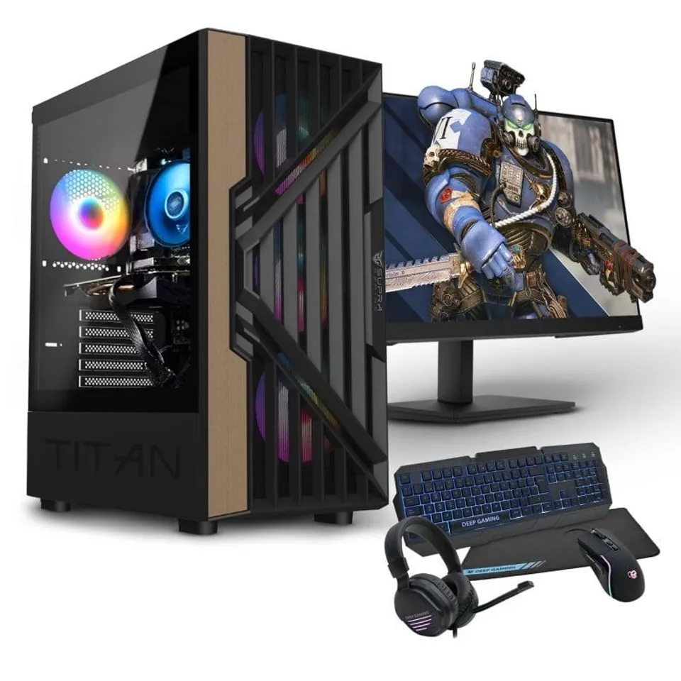 PC Racing AMD Ryzen 3 4300G 16GB 1TB+256GB SSD 22" FHD
