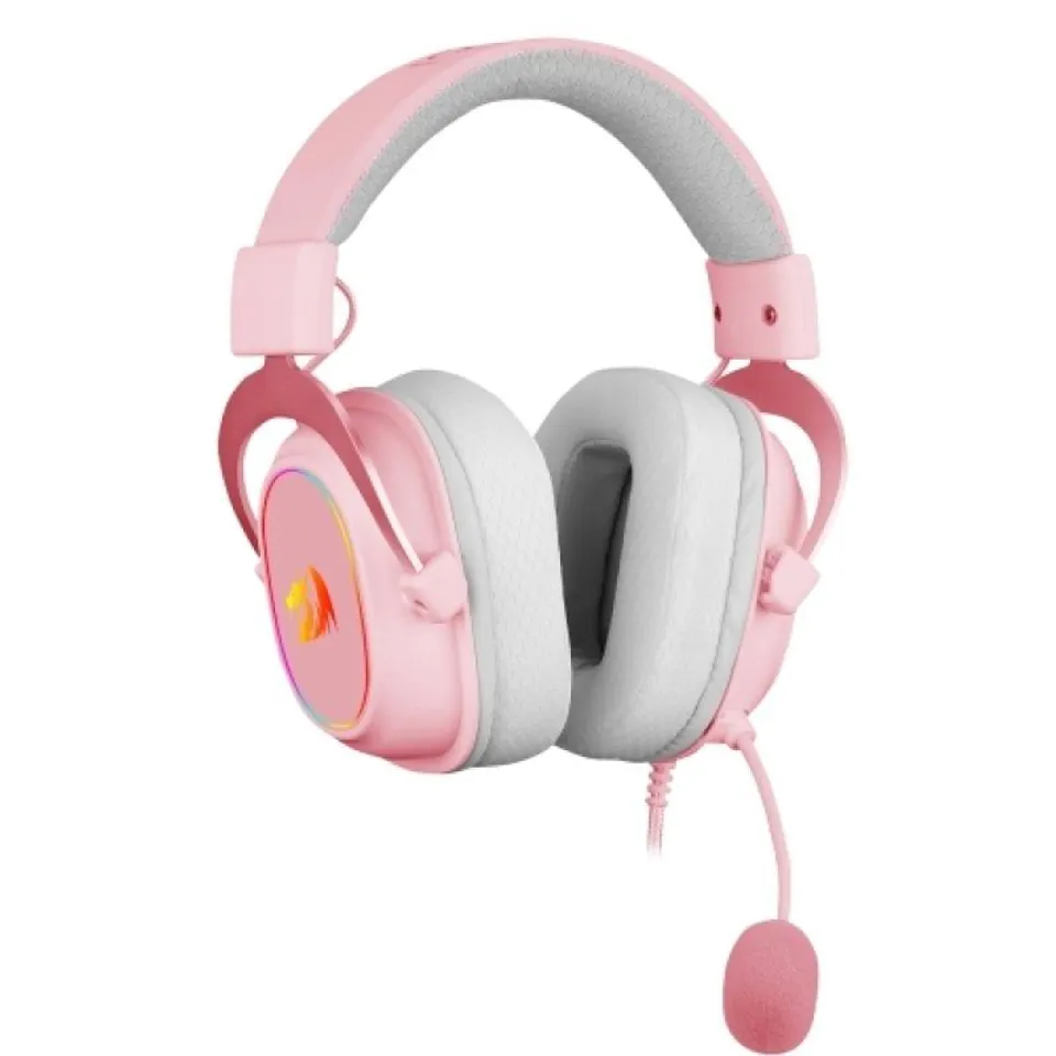 Redragon ZEUS X Auricular Gaming USB RGB Virtual 7.1 Rosa