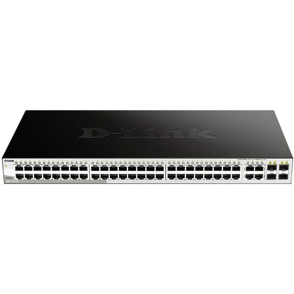 D-Link DGS-1210-52/E Switch Gestionado 48 Puertos Gigabit + 4 Puertos Combo SFP