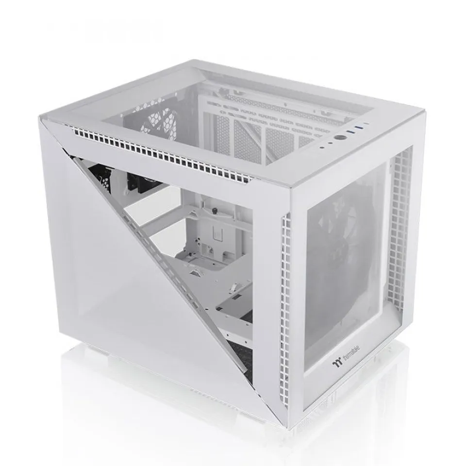 Thermaltake Divider 200 TG Snow Cristal Templado USB 3.0