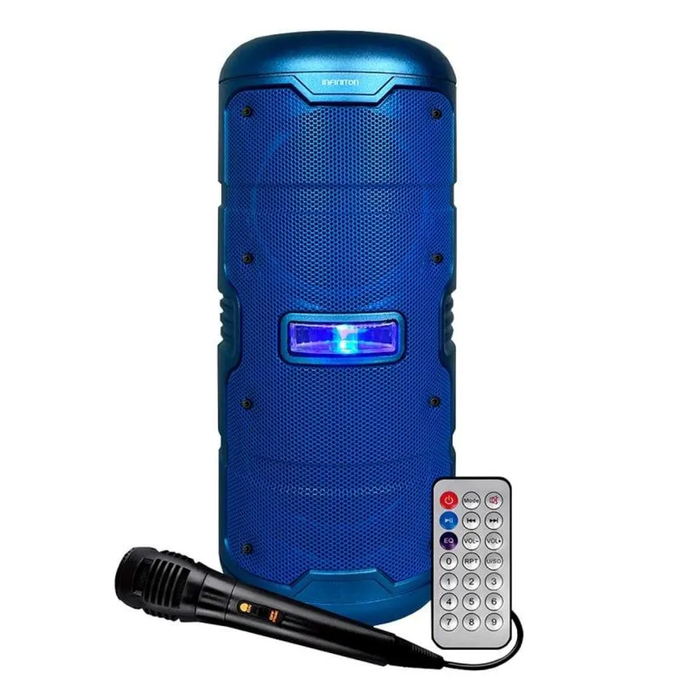 Infiniton K50 Altavoz Bluetooth 50W Micrófono&Mando Azul