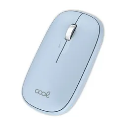Cool Slim Ratón Inalámbrico 2en1 Bluetooth+USB Celeste