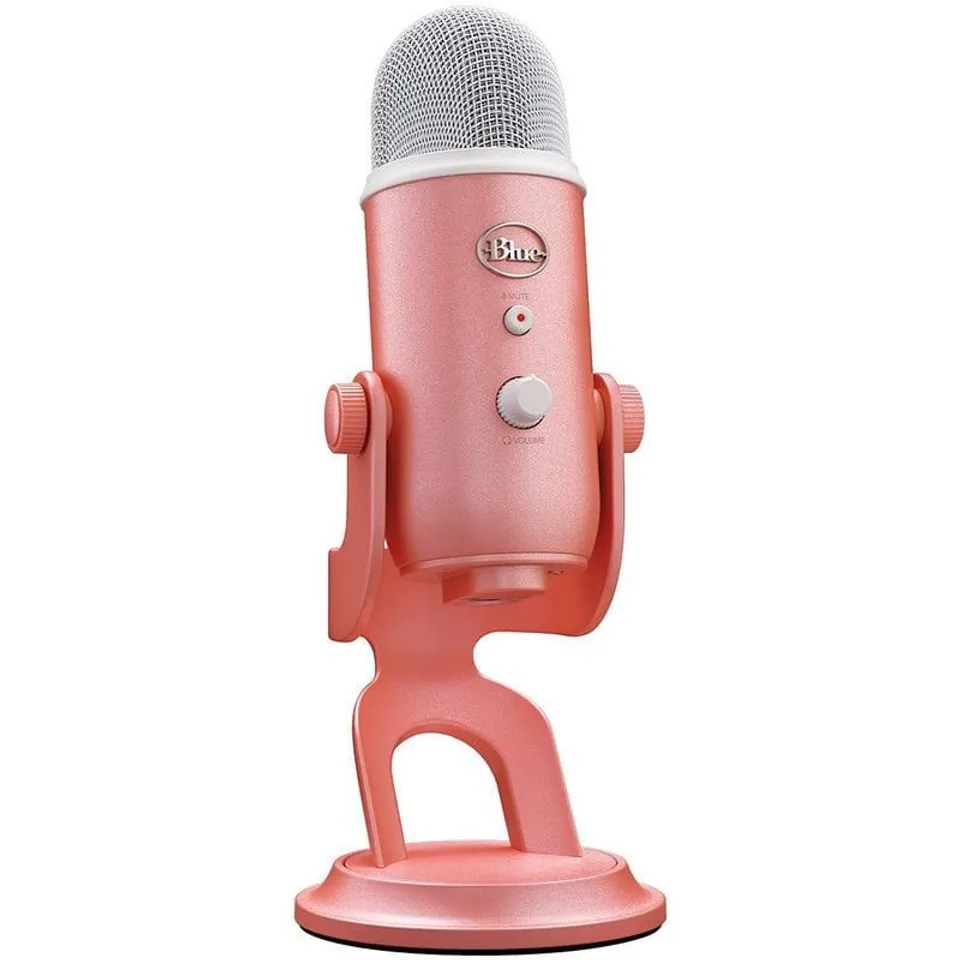 Blue Microphones Yeti Aurora Collection Micrófono USB Multipatrón Rosa