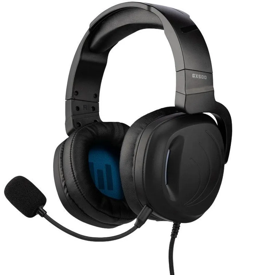 Indeca GX500 Auriculares Gaming Negros para PS5 PS4 Nintendo Switch Xbox PC