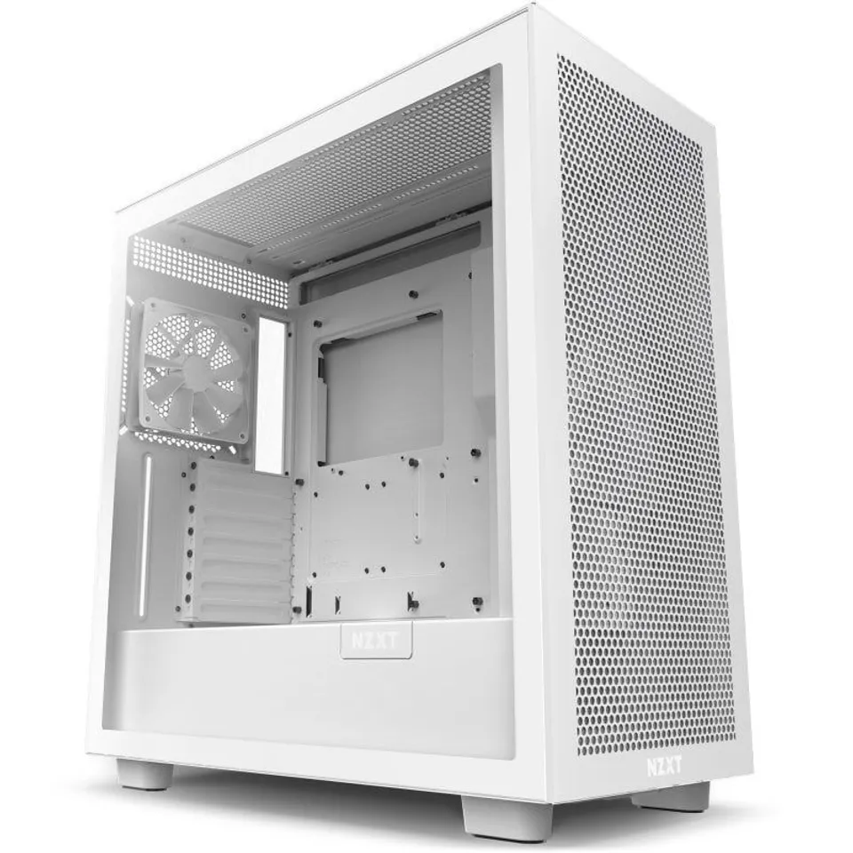 NZXT H7 Flow Templado USB 3.2 Blanca