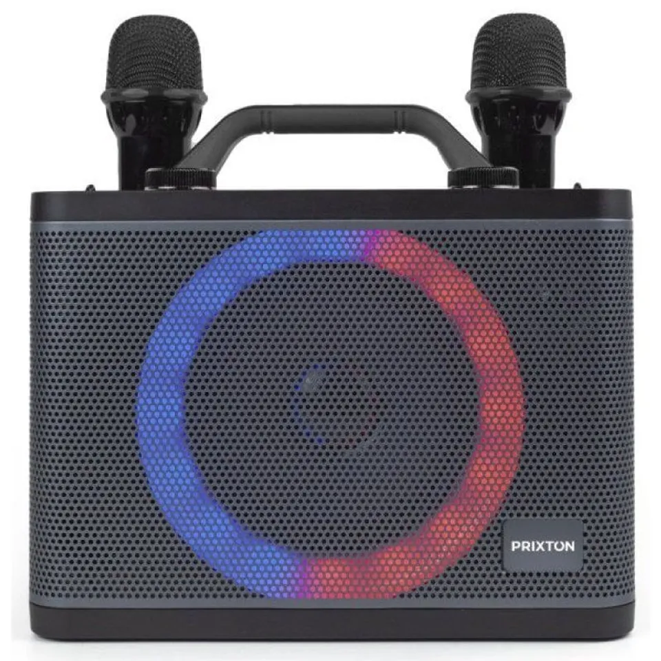 Prixton Partygo Karaoke RGB Bluetooth 2 Micrófonos
