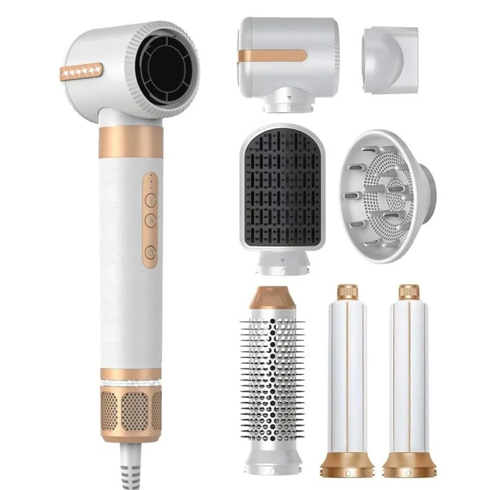 Klack Hot Air Styler 7 en 1 110000RPM Blanco/Cobre
