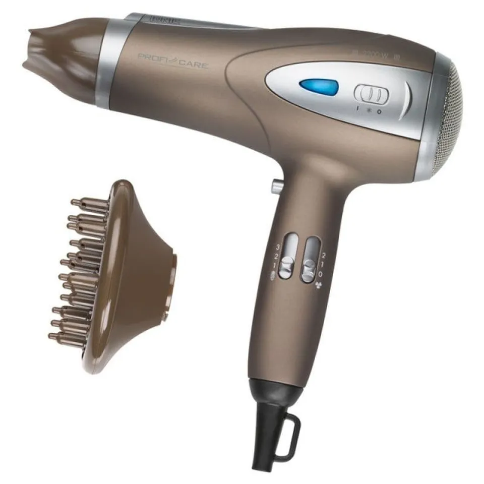 ProfiCare HTD 3113 BR Secador Difusor Rizos 2200W Dorado