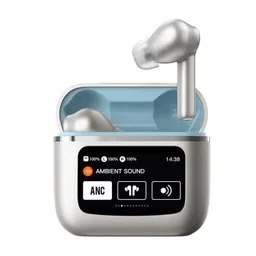 Cool Touch Auriculares Bluetooth LCD Táctil Grises