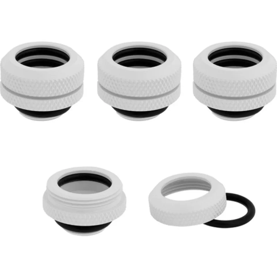 Corsair Hydro X Series XF Conector Rígido 14mm Pack 4 Blanco