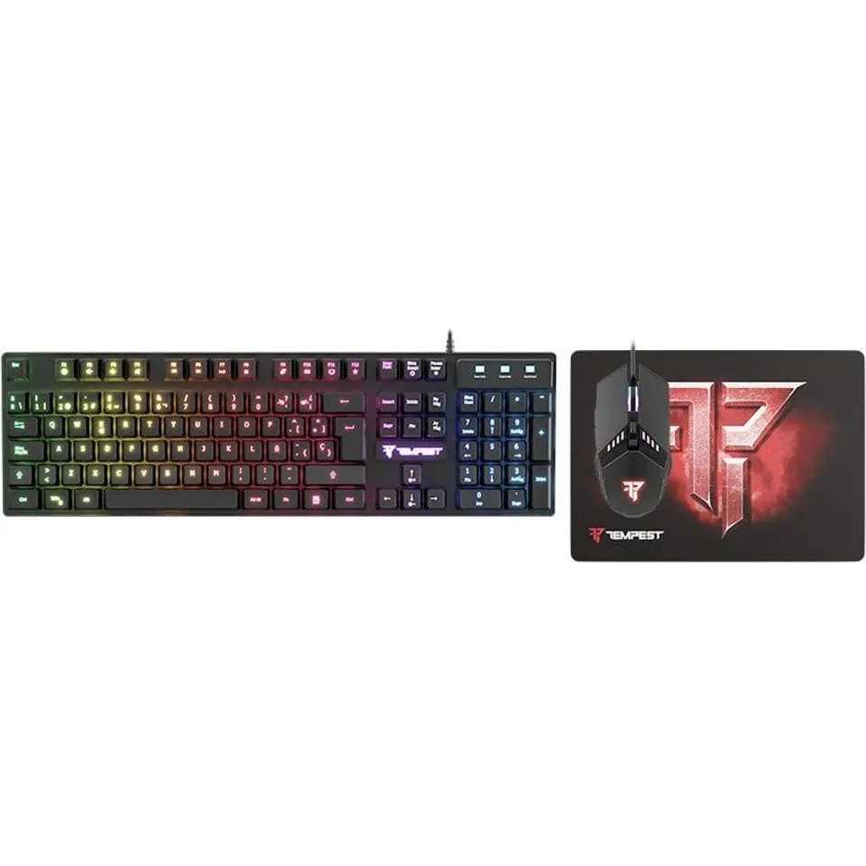 Tempest Calamity Combo 3en1 Gaming Teclado Ratón Alfombrilla