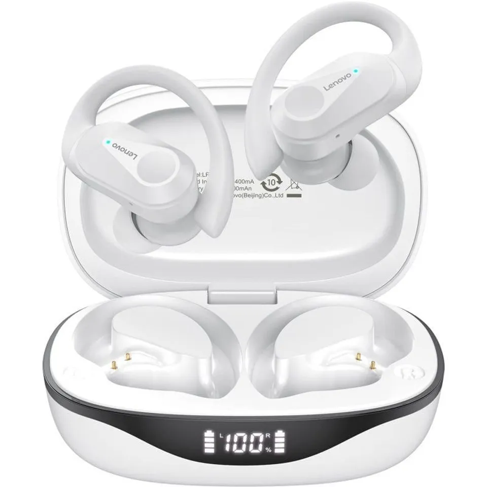Lenovo LP75 Auriculares Deportivos Bluetooth ANC Blanco