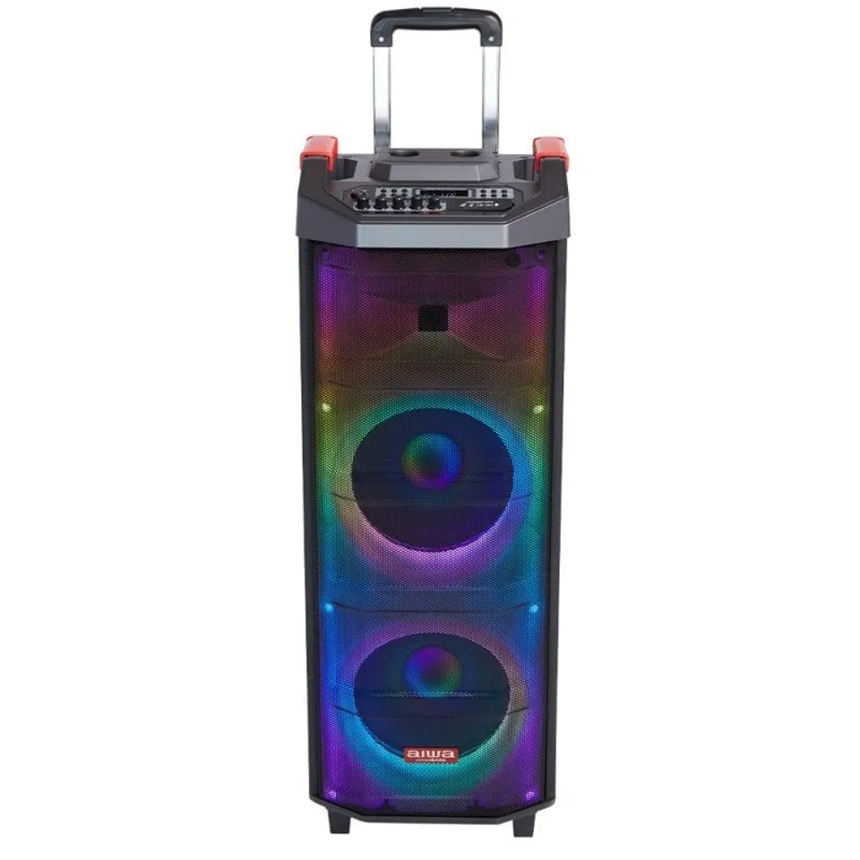 Aiwa KBTUS-710 700W Altavoz Bluetooth Karaoke 2 Micrófonos