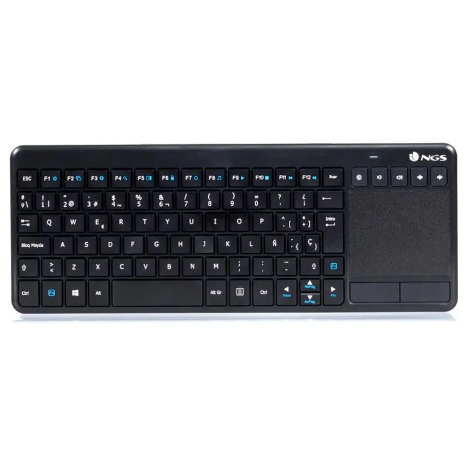 NGS TV Warrior Inalámbrico Teclado QWERTY Touchpad