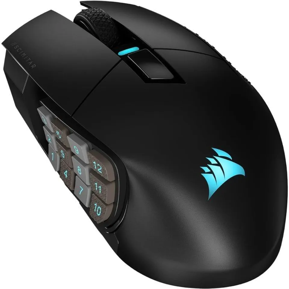Corsair Scimitar Elite Wireless Ratón MOBA/MMO 26000DPI