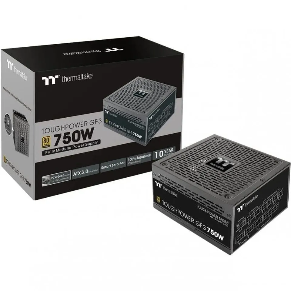 Thermaltake Toughpower GF3 750W PCIe Gen5 80+ Gold Modular