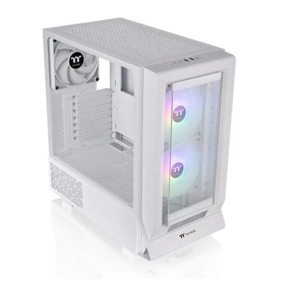 Thermaltake Midi Tower Blanca RGB Vidrio Templado EATX USBC