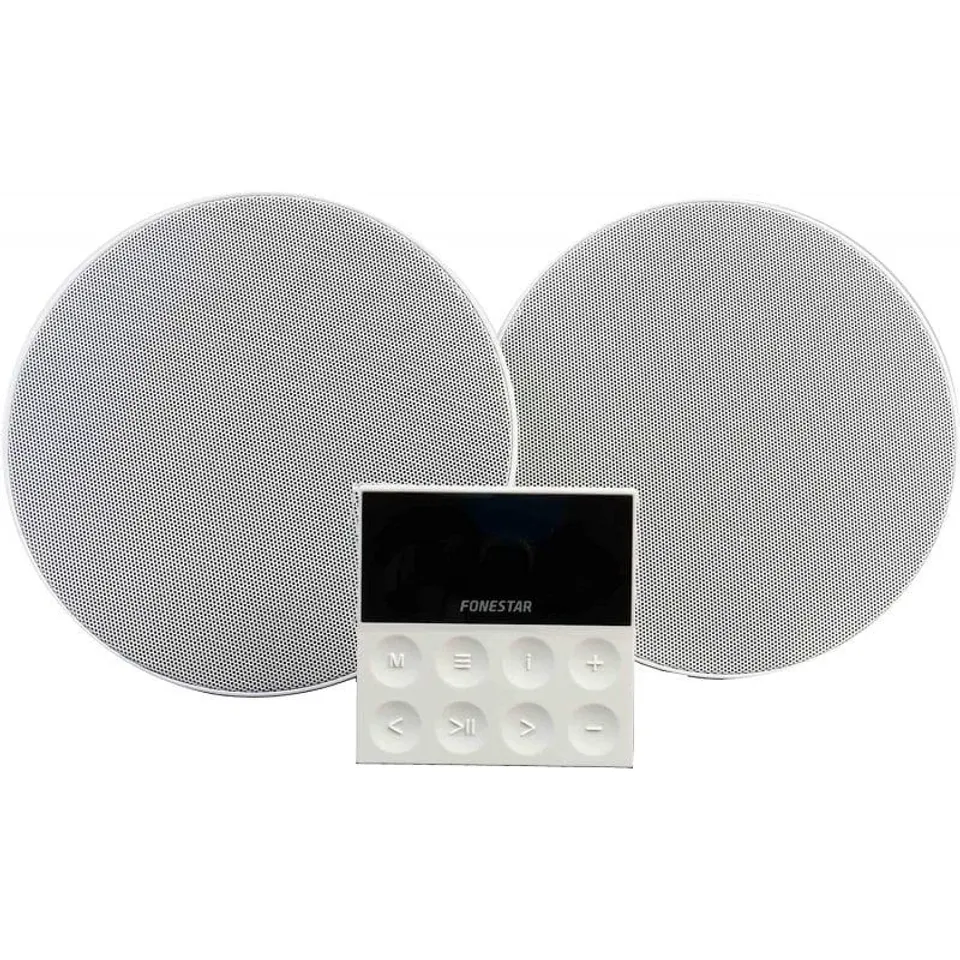 Fonstar KS-WALL Amplificador Pared 2 Altavoces Techo BT USB