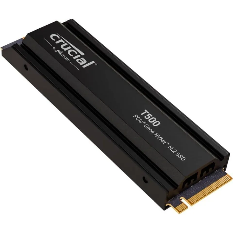 Crucial T500 SSD 1TB PCIe Gen4 NVMe M.2 con Disipador