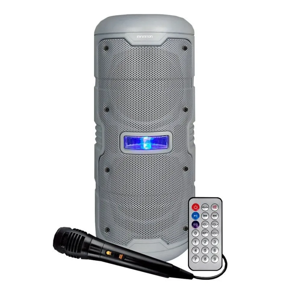Infiniton K50 Portátil Bluetooth 50W Micrófono y Mando Gris