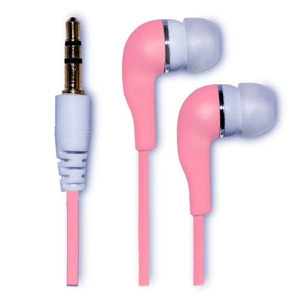 OcioDual Auriculares Intrauditivos Estéreo 3.5mm Rosa