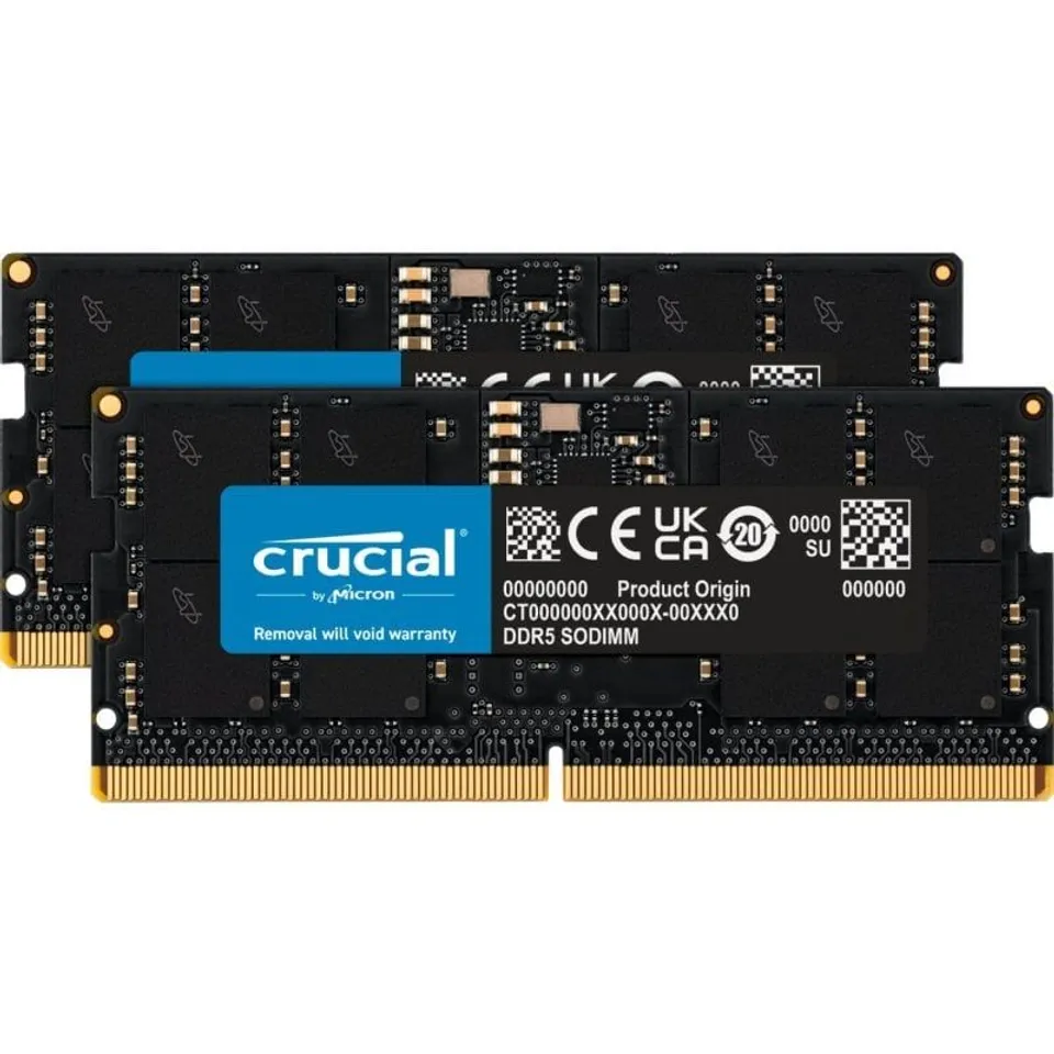 Crucial CT2K8G48C40S5 16GB (2x8) DDR5 4800MHz SO-DIMM
