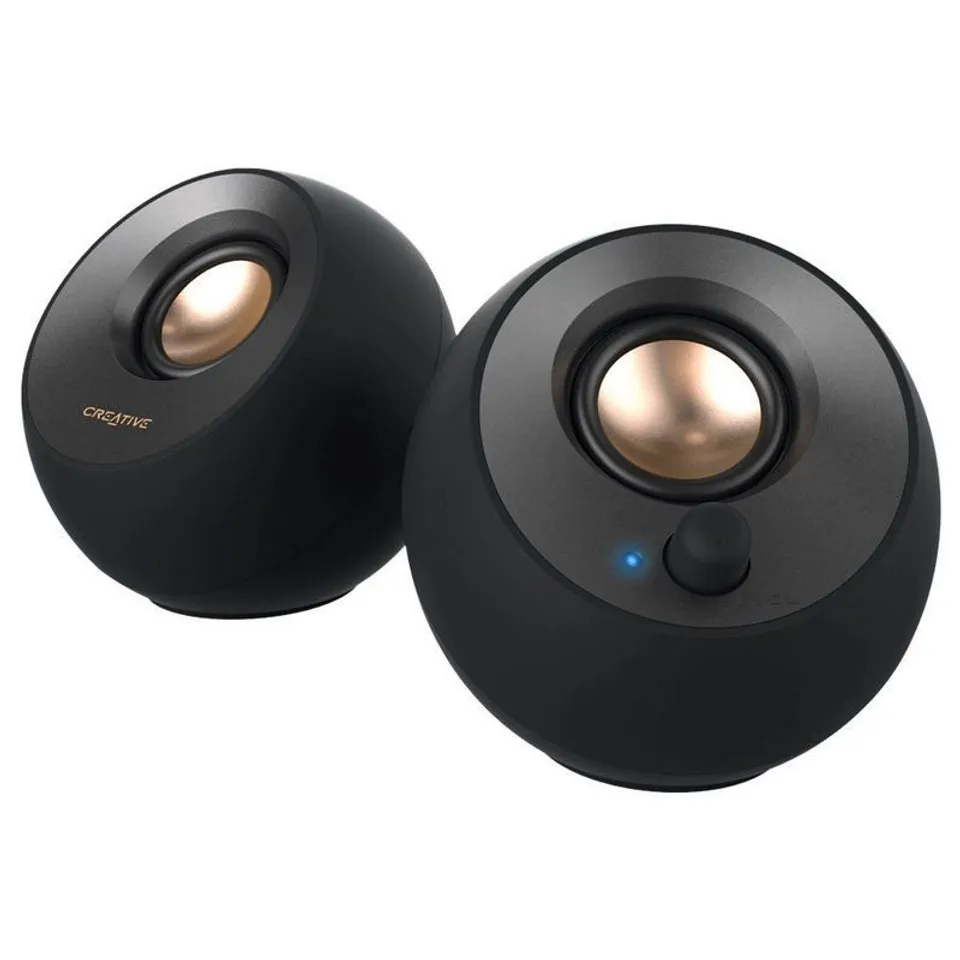 Creative Pebble V2 Altavoces 2.0 USB-C Negro