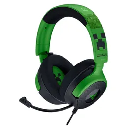 Razer Kraken V4 X Minecraft Edition Auriculares USB Verdes