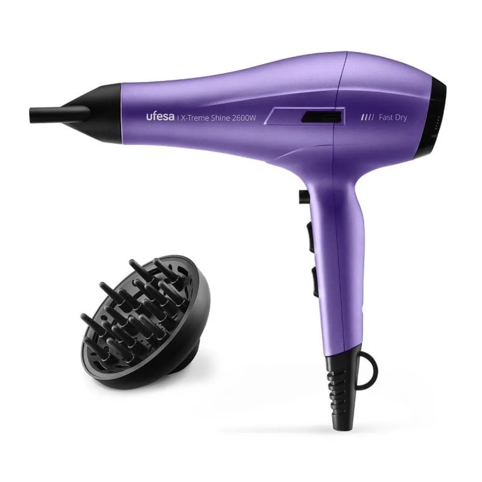 Ufesa X-Treme Shine 2600W Motor AC Secador de Pelo Tecnología Iónica