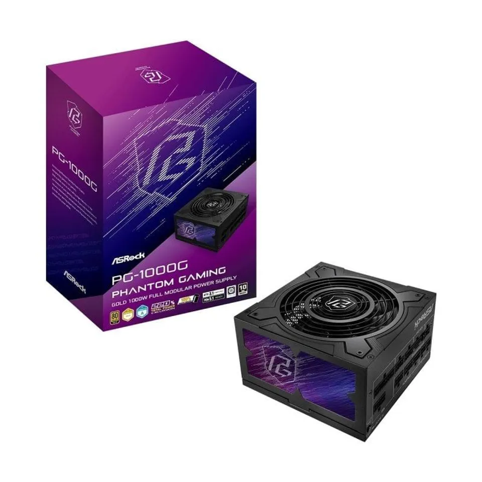Asrock Phantom Gaming 1000W 80+ Gold Modular Multi-Rail