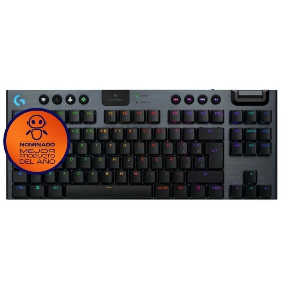 Logitech G915X LIGHTSPEED TKL GL Tactile PBT Negro