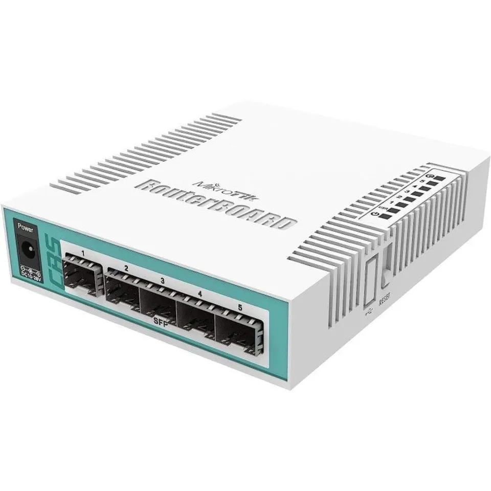 Mikrotik CRS106-1C-5S Switch Smart 5 Puertos SFP 1 Puerto Combinado SFP Ethernet