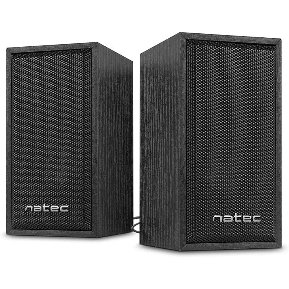 Natec Panther Altavoces 2.0 USB 6W RMS Negro