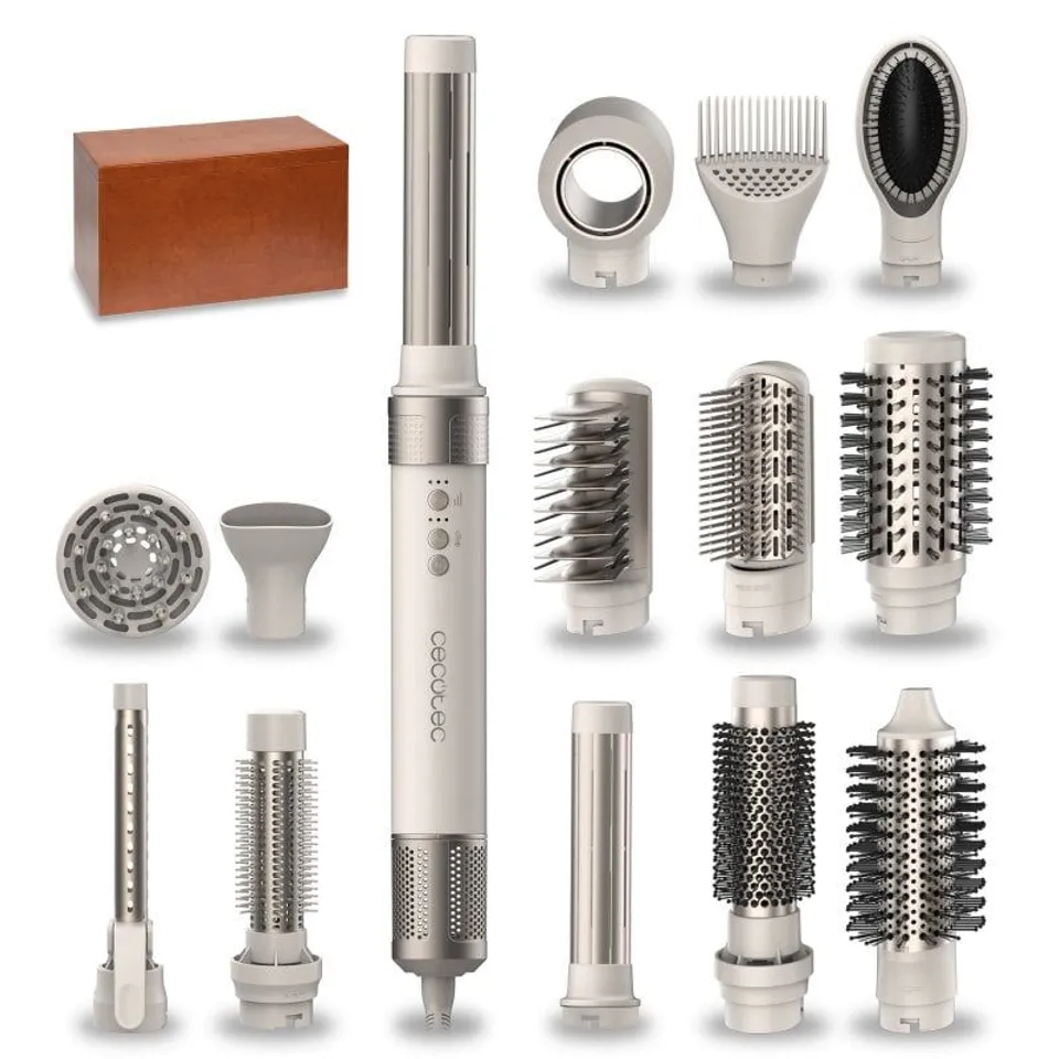 Cecotec Bamba CeramicCare 14in1 AirGlam Moldeador de Pelo 1400W