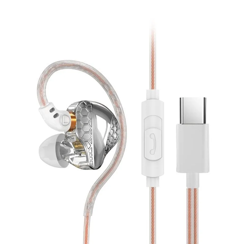 Kinsi H89 Auriculares inEar Botón Blancos