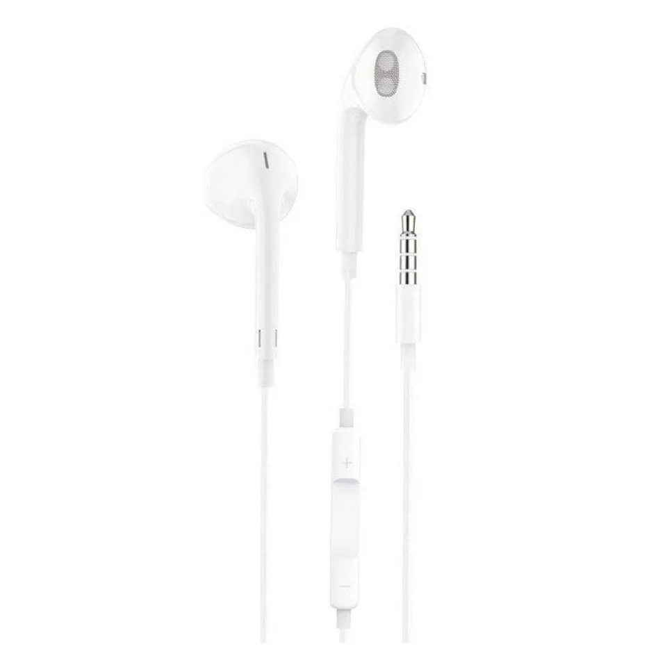 Tech One Tec1001 Auriculares con micrófono 3.5mm Blancos