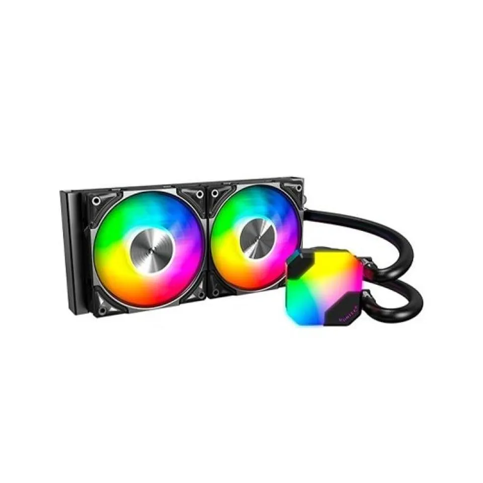 Montech HyperFlow ARGB 240mm Refrigeración Líquida con 2 Ventiladores 3100RPM Negro
