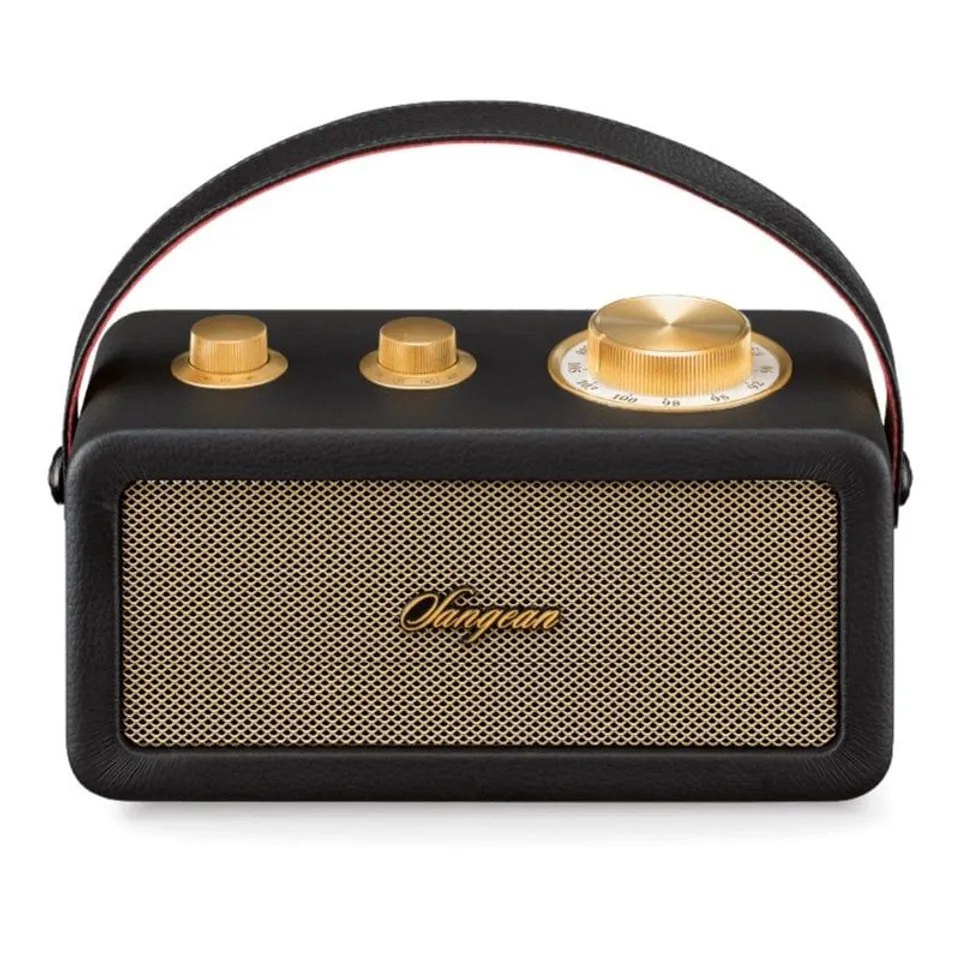 Sangean RA-101 Radio Portátil Bluetooth Batería Negro/Dorado