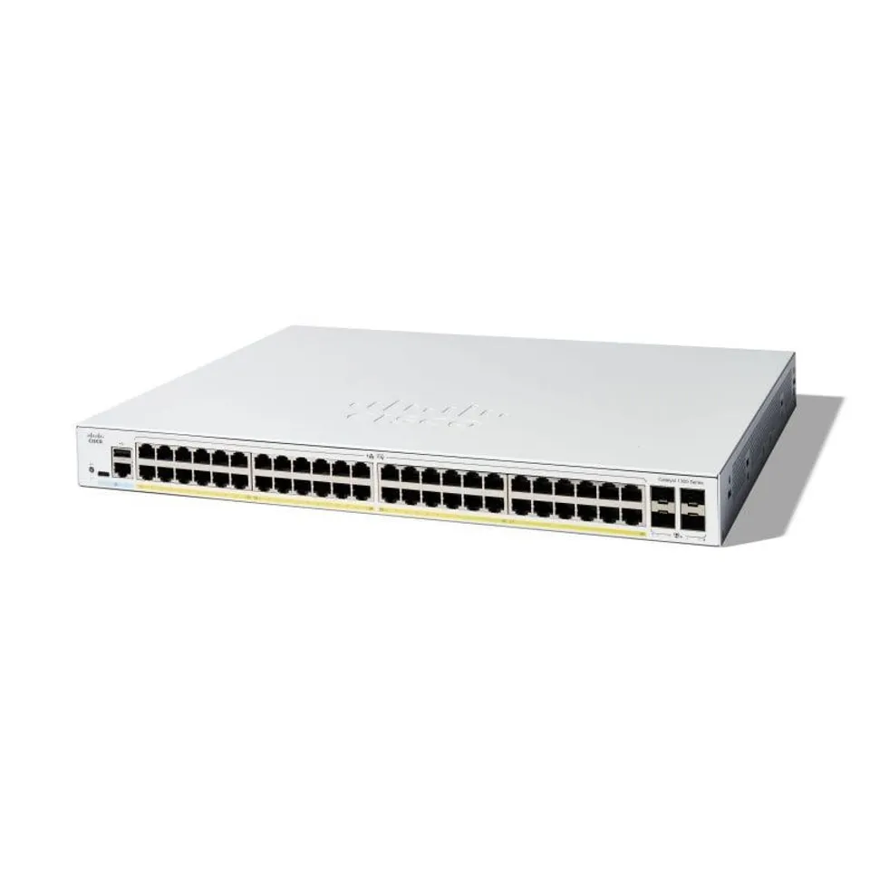 Cisco Switch 48 RJ-45 Gigabit 4 SFP+ Capa L2/L3 QoS Metal Gestionado