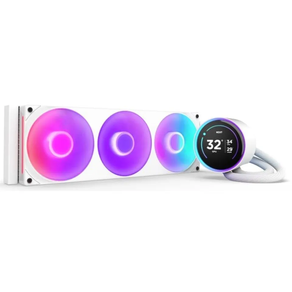 NZXT Kraken Elite 360 Kit Refrigeración Líquida RGB IPS Blanco